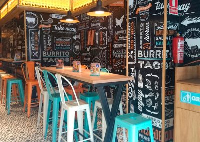 Tako-Away, un délicieux fast food aux saveurs méxicaines, par MisterWils, architecture d'intérieur, décoration, furniture for free souls