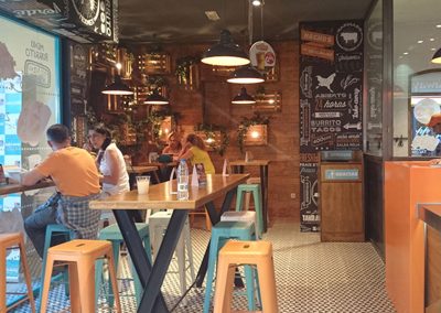 Tako-Away, un délicieux fast food aux saveurs méxicaines, par MisterWils, architecture d'intérieur, décoration, furniture for free souls