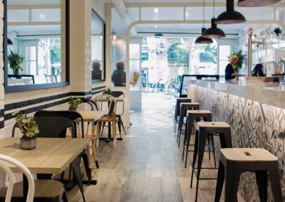 Nouvel établissement de la chaîne Gelats Maximum, nouveau projet pour 4 Cadires, avec MisterWils, architecture d'intérieur, décoration, vintage