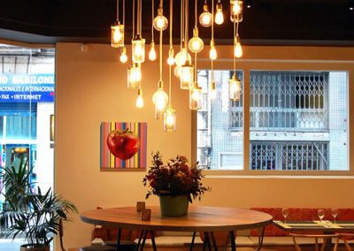 BodhiGreen, un restaurant végétarien dans le centre d'Alicante, par MisterWils, architecture d'intérieur, furniture for free souls