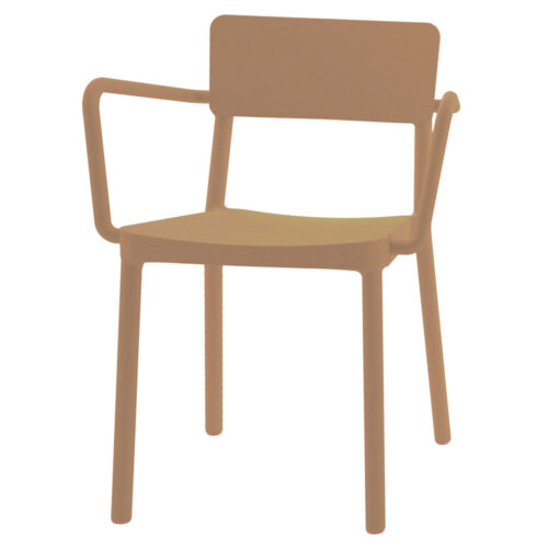 CHAISE D'EXTÉRIEUR LISBOA ARMCHAIR en fibre de verre | Trouvez-la chez MisterWils. Plus de 4000m² d'exposition.