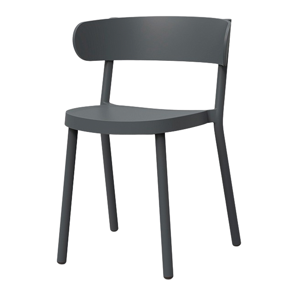 misterwils-chaise-exterieur-casino-gris-fonce CHAISE D'EXTÉRIEUR CASINO en fibre de verre | Trouvez-la chez MisterWils. Plus de 4000m² d'exposition. 3