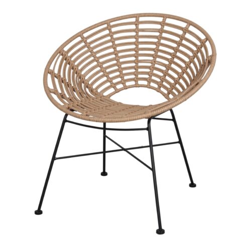 CHAISE EN ROTIN FIDEL de style scandinave | Trouvez-la chez MisterWils. Plus de 4000m² d'exposition. 2