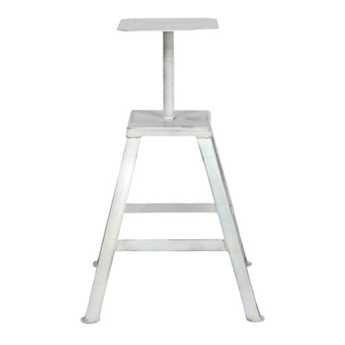 MADISON Table de style industriel, avec structure en acier, finition peinture, plateau en bois. Fabrication sur mesure, finitions personnalisables. Plateau carré ou rond. 3