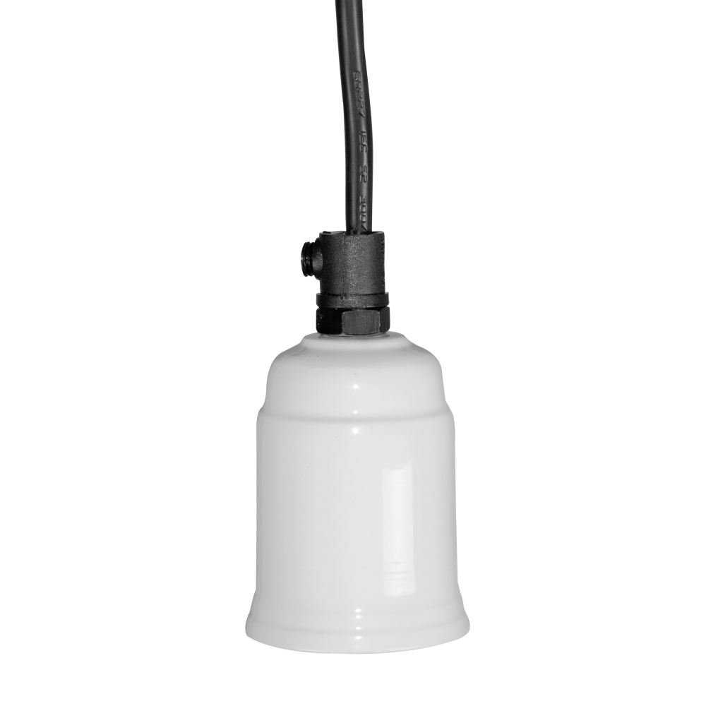 mister-wils-lampe-plafond-tommy-white TOMMY WHITE Lampe de plafond de style rétro, finition blanc. Culot E27. Dimensions: Ø5x7,5 cm. Cable 150 cm