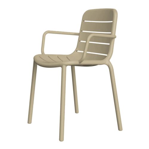 CHAISE D'EXTÉRIEUR GINA ARMCHAIR avec accoudoirs | Trouvez-la chez MisterWils. Plus de 4000m² d'exposition.