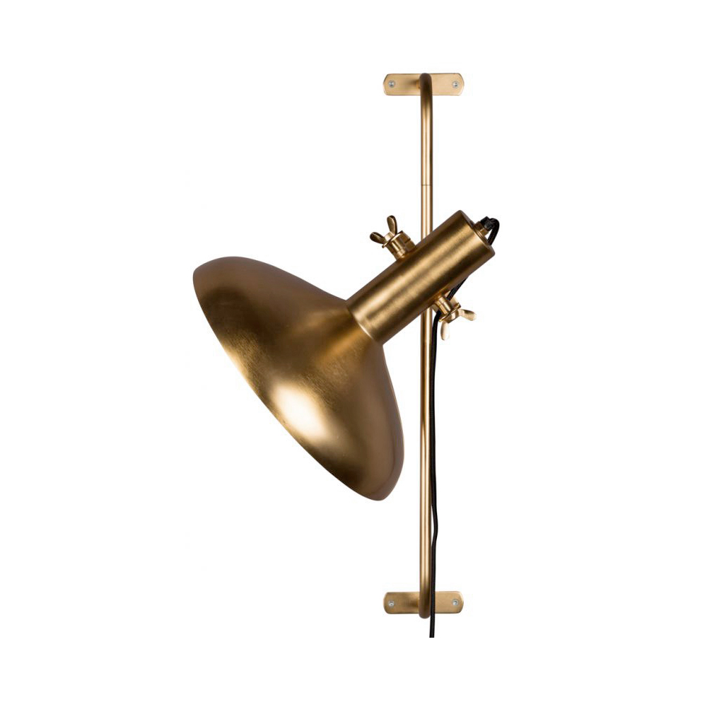 mister-wils-lampe-applique-murale-vintage-metal-laiton-karish-1 KARISH Applique murale de style vintage, fabriquée en métal, finition laiton. Culot E27. Max 25W. Dimensions: 28,5x40,5x61 cm. Un produit de Dutchbone.