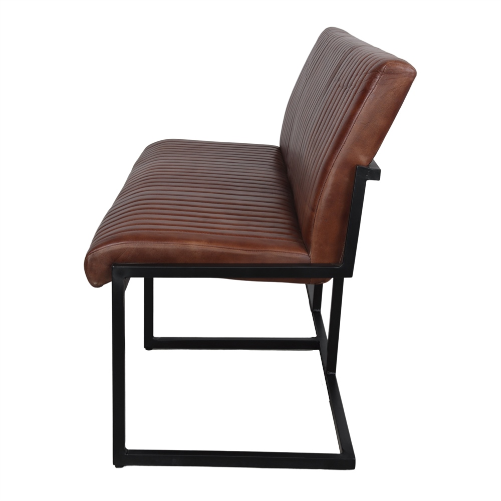 misterwils-banc-acier-cuir-barny-3 BANC EN CUIR ET EN MÉTAL BARNY style industriel | Trouvez-la chez MisterWils. Plus de 4000m² d'exposition. 3