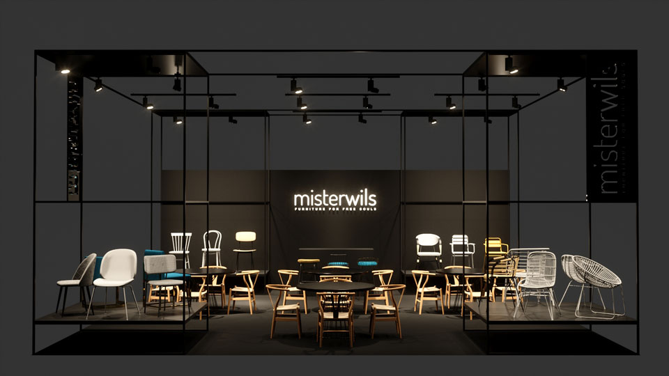 MisterWils aura son stand au salon SURMUEBLE 2019 MisterWils, furniture for free souls, vintage, scandinave, rétro, industriel...