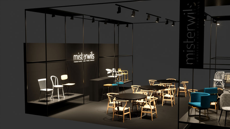 MisterWils aura son stand au salon SURMUEBLE 2019 MisterWils, furniture for free souls, vintage, scandinave, rétro, industriel...