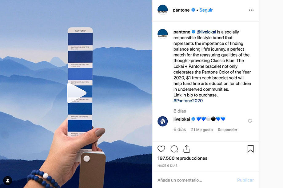 Qu’est-ce qui nous plait dans le Pantone 2020 ?