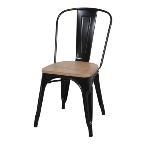 CHAISE EN MÉTAL LUMBER style industriel | Trouvez-la chez MisterWils. Plus de 4000m² d'exposition. 1