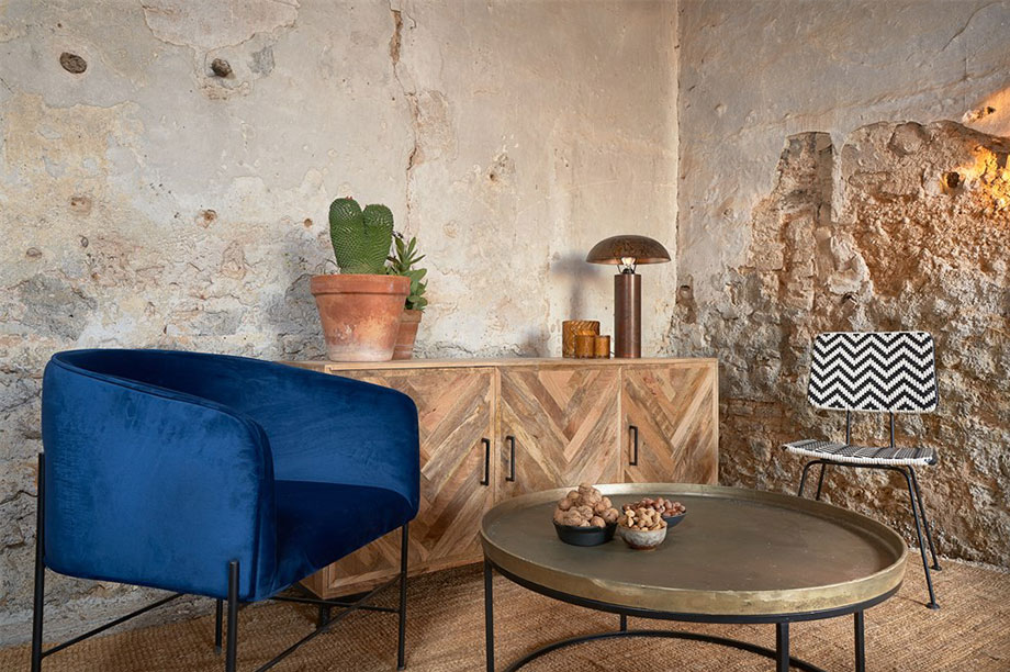 Velours, rotin et fibres en soldes