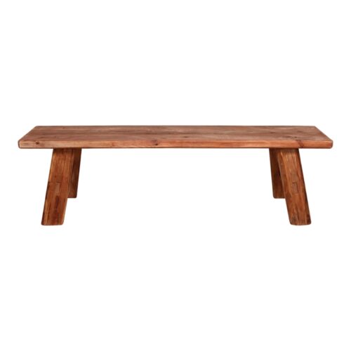 BANC EN BOIS AMALFI Banc de style rustico-vintage fabriqué en bois de pin recyclé | Trouvez-le chez Mister Wils. Plus de 4000m² d'exposition.1