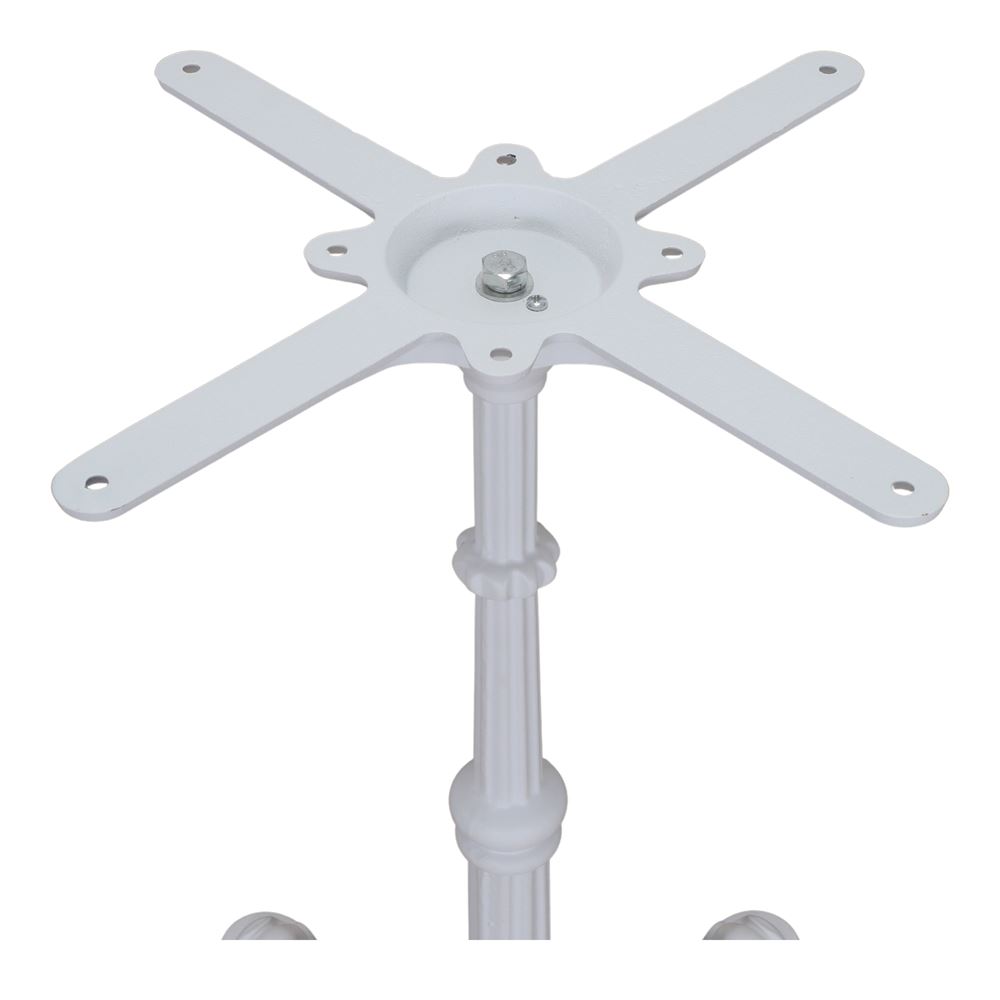 PIED DE TABLE KRONOS BLANC de style vintage 5