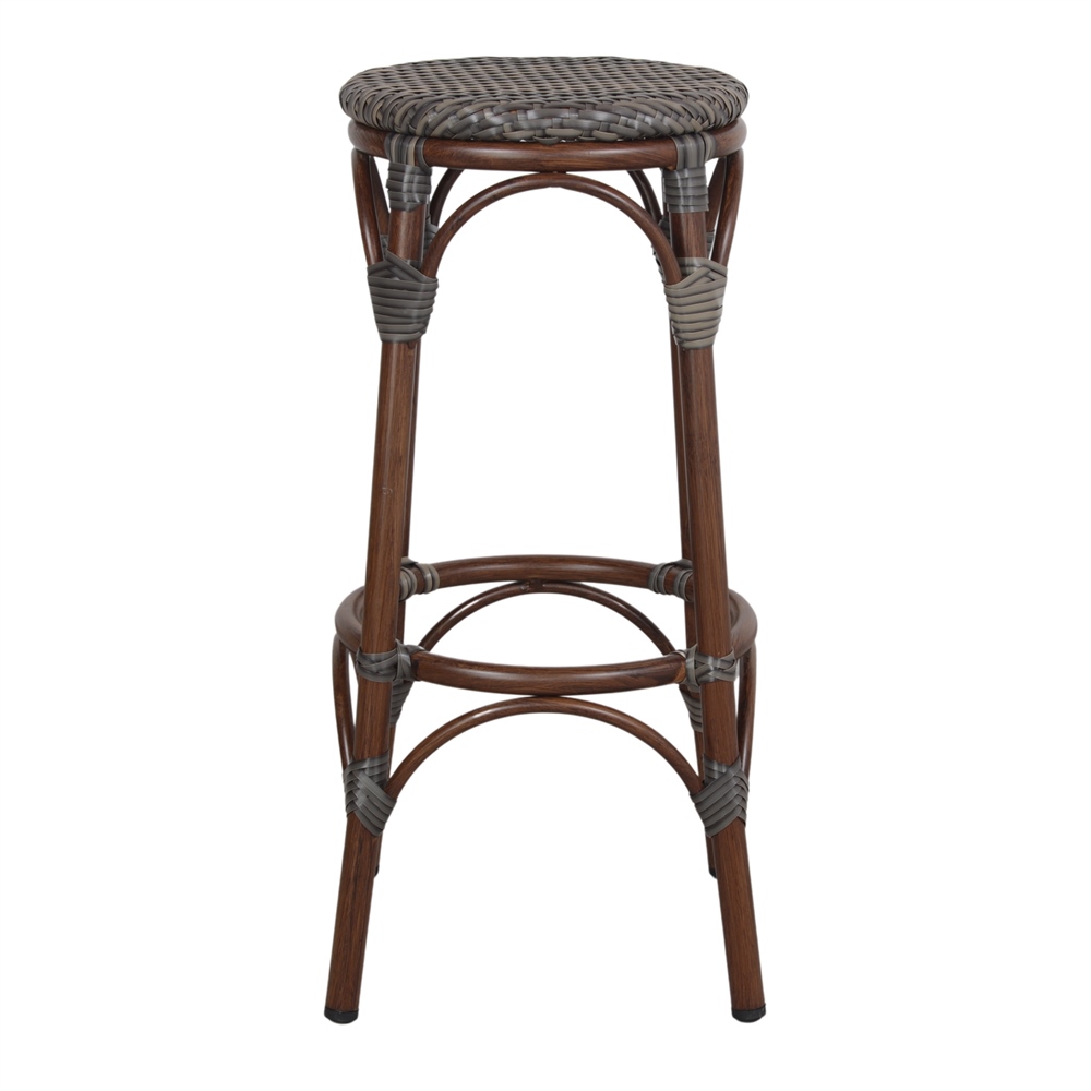 misterwils-tabouret-haut-exterieur-praga-2 TABOURET HAUT EN MÉTAL ET EN ROTIN PRAGA | Trouvez-la chez MisterWils. Plus de 4000m² d'exposition. 2