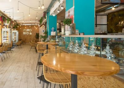 ​Puro&BIO s’est restructuré pour changer à la fois la décoration et le style des locaux, et pour cela ils ont opté pour les meubles de Misterwils.