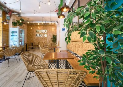 ​Puro&BIO s’est restructuré pour changer à la fois la décoration et le style des locaux, et pour cela ils ont opté pour les meubles de Misterwils.