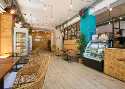 ​Puro&BIO s’est restructuré pour changer à la fois la décoration et le style des locaux, et pour cela ils ont opté pour les meubles de Misterwils.