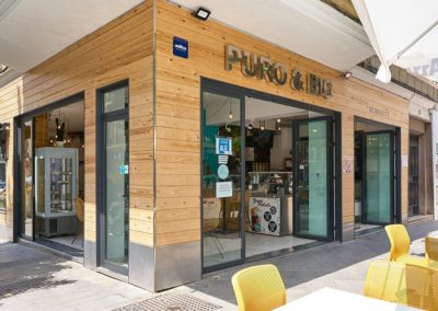 ​Puro&BIO s’est restructuré pour changer à la fois la décoration et le style des locaux, et pour cela ils ont opté pour les meubles de Misterwils.