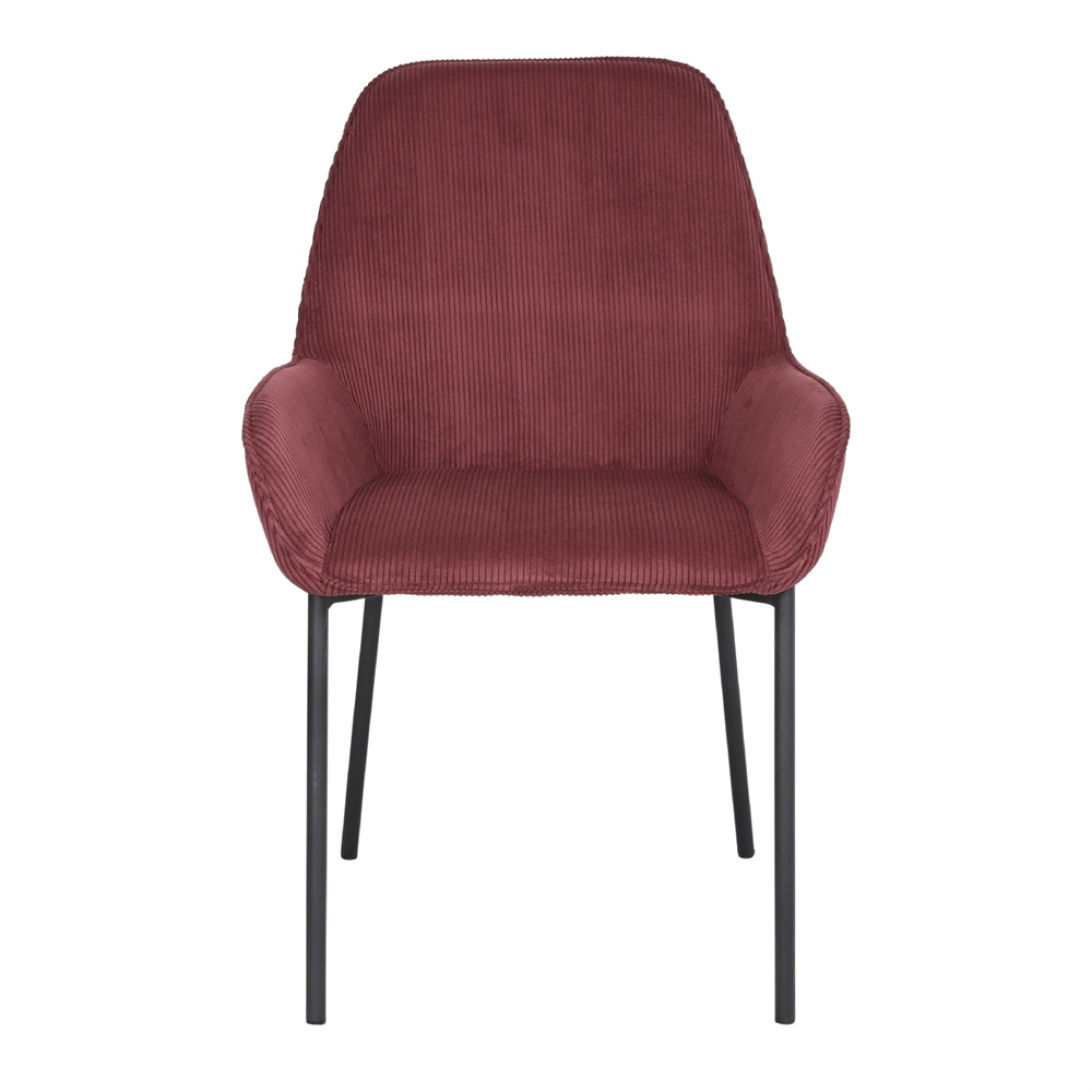 misterwils-chaise-tapissee-abisi-aubergine-02 CHAISE TAPISSÉE ABISI de style Mid Century | Trouvez-la chez MisterWils. Plus de 4000m² d'exposition. 2