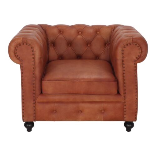 CANAPÉ CHESTER GARBO en cuir capitonné | Trouvez-la chez MisterWils. Plus de 4000m² d'exposition. 6