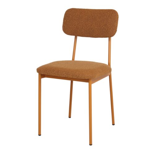 CHAISE TAPISSÉE SACRAMENTO CURLY de style Mid Century | Trouvez-la chez MisterWils. Plus de 4000m² d'exposition 1