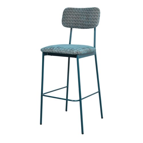 TABOURET HAUT TAPISSÉ BILOXI style Mid Century | Trouvez-la chez MisterWils. Plus de 4000m² d'exposition. 23