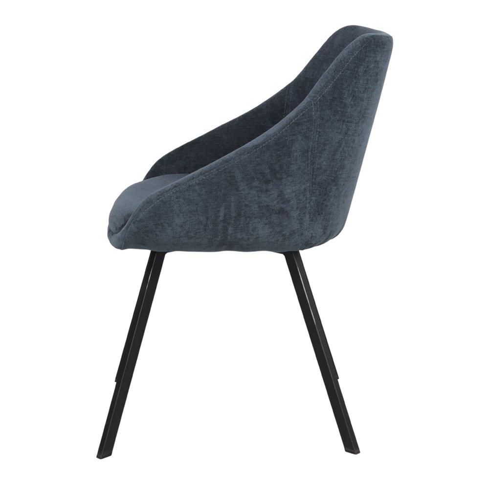 CHAISE TAPISSÉE TILIA de style Mid Century | Trouvez-la chez MisterWils. Plus de 4000m² d'exposition. 4