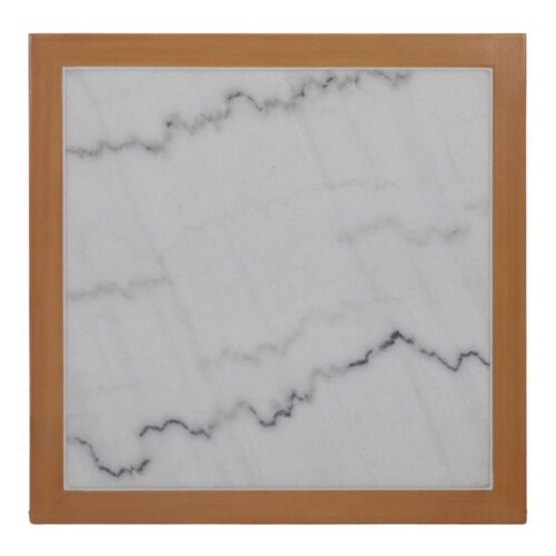 PLATEAU EN MARBRE ET EN BOIS VARSOVIA, style vintage | Trouvez-la chez MisterWils. Plus de 4000m² d'exposition. 1