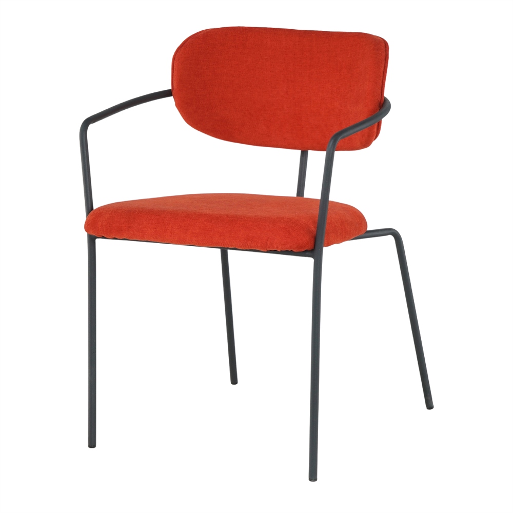 misterwils-chaise-tapisse-izmal-rouge-1 CHAISE TAPISSÉE IZMAL de style Mid Century | Trouvez-la chez MisterWils. Plus de 4000m² d'exposition. 7