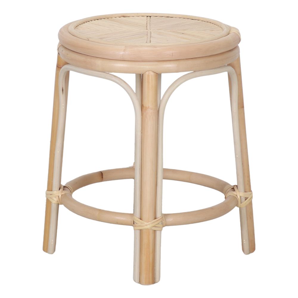 TABOURET BAS EN ROTIN SUMMER, style Méditerranéen | Trouvez-la chez MisterWils. Plus de 4000m² d'exposition. 3