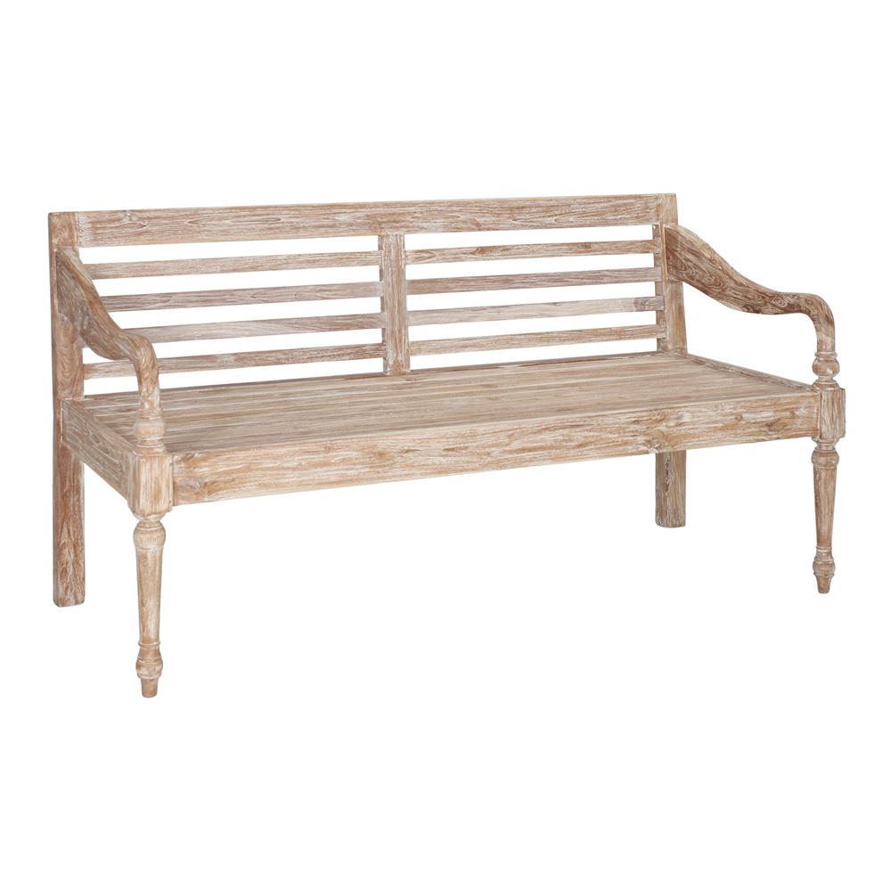 BANC EN BOIS NYOMAN, de style Vintage | Trouvez-la chez MisterWils. Plus de 4000m² d'exposition. 2