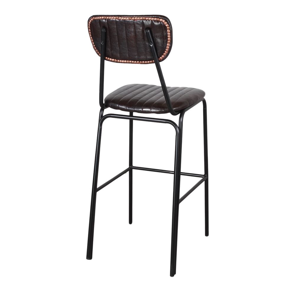 misterwils-tabouret-haut-similicuir-addy-marron-4 TABOURET HAUT EN MÉTAL ET CUIR ADDY mid century | Trouvez-la chez MisterWils. Plus de 4000m² d'exposition. 8