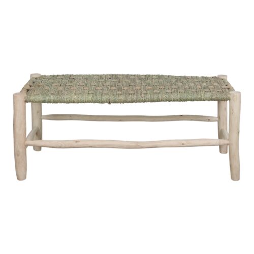 BANC EN BOIS ET EN FIBRES NATURELLES BERGUINA | Trouvez-la chez MisterWils. Plus de 4000m² d'exposition. 1