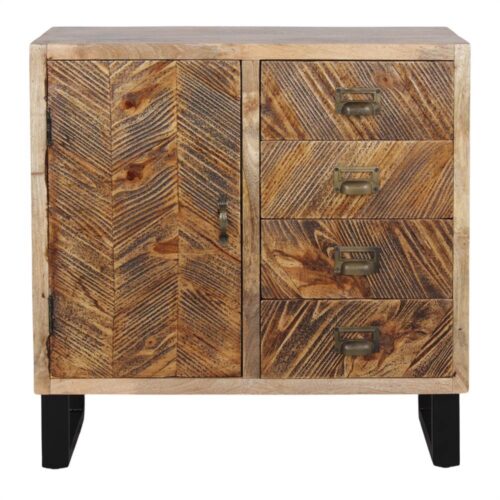 BUFFET EN BOIS MINDSEY de style Industriel | Trouvez-la chez MisterWils. Plus de 4000m² d'exposition. 1