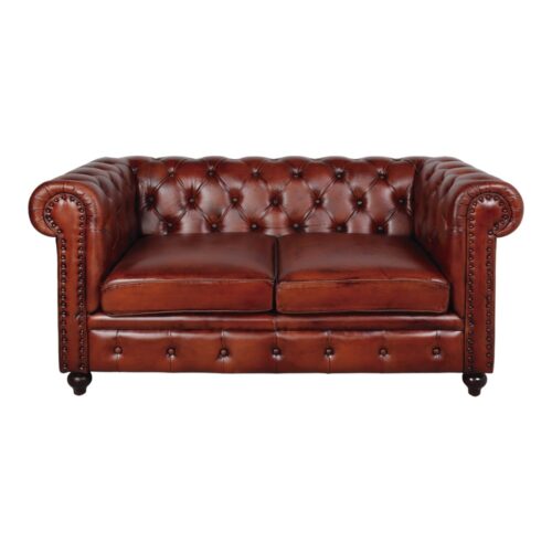 CANAPÉ CHESTER GARBO en cuir capitonné | Trouvez-la chez MisterWils. Plus de 4000m² d'exposition. 10