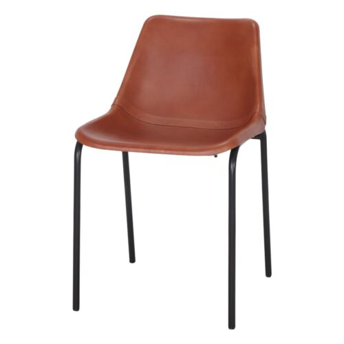 CHAISE EN MÉTAL ET EN CUIR MALI 1