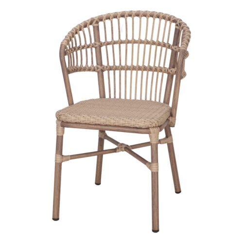 CHAISE D'EXTÉRIEUR SAVANA, de style bistrot | Trouvez-la chez MisterWils. Plus de 4000m² d'exposition. 1