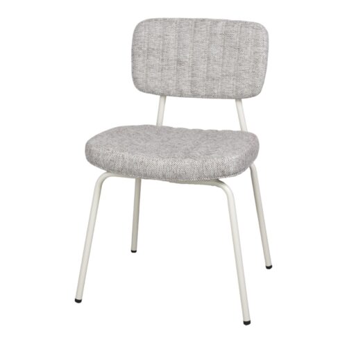 CHAISE TAPISSÉE CAROLO style industriel | Trouvez-la chez MisterWils. Plus de 4000m² d'exposition. 1