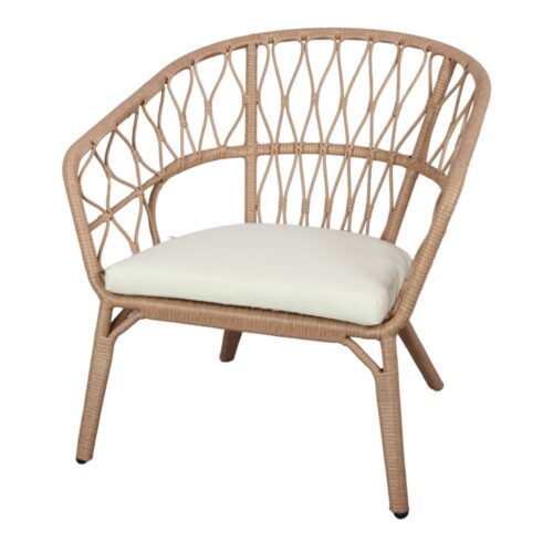 FAUTEUIL EN ROTIN SYNTHÉTIQUE OGARO extérieur | Trouvez-la chez MisterWils. Plus de 4000m² d'exposition 1