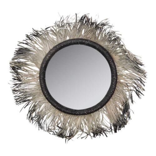 MIROIR EN SPARTE KODARY style méditerranéen | Trouvez-la chez MisterWils. Plus de 4000m² d'exposition.