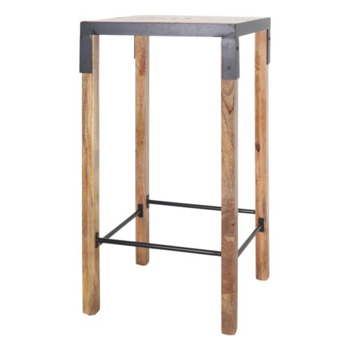 TABLE HAUTE OSTEN de style industriel vintage 1