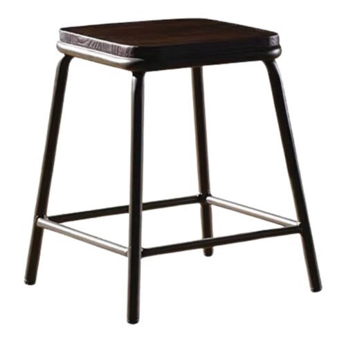 TABOURET BAS EN MÉTAL ET EN BOIS RITUAL | Trouvez-la chez MisterWils. Plus de 4000m² d'exposition.