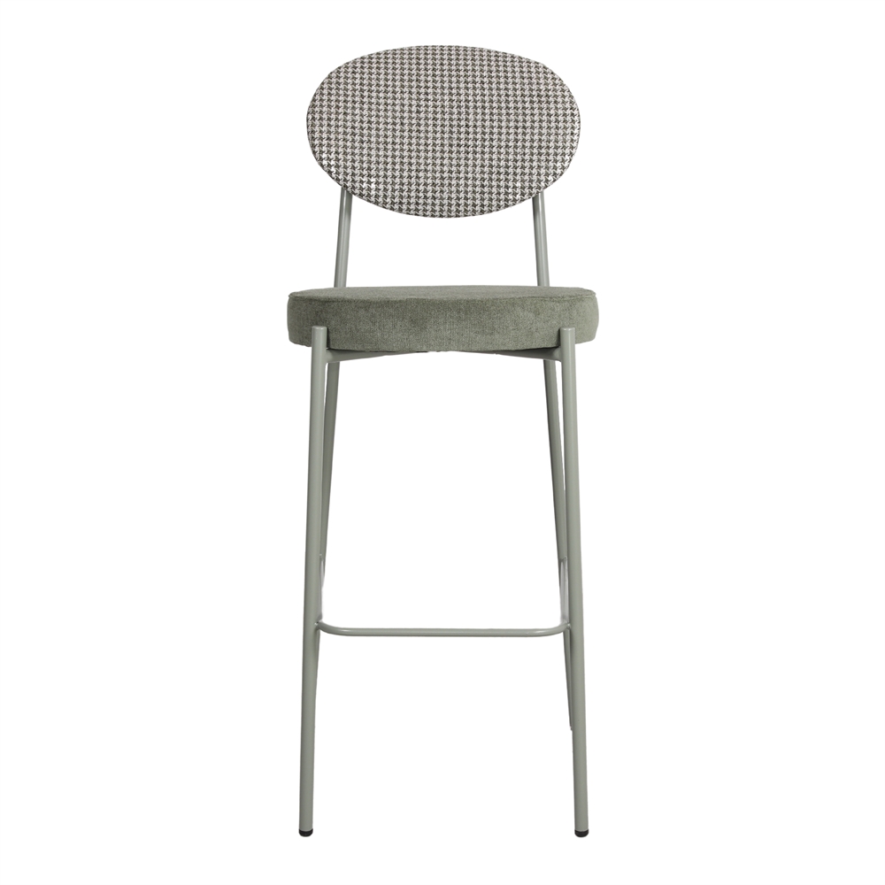 misterwils-tabouret-haut-tapisse-amery-chic-vert-noir-2 TABOURET HAUT TAPISSÉ AMERY CHIC style Mid Century | Trouvez-la chez MisterWils. Plus de 4000m² d'exposition. 2