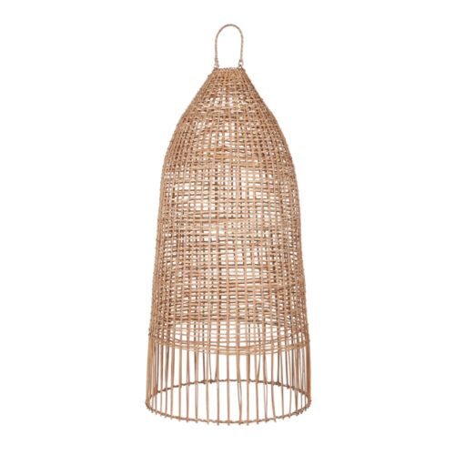 ABAT-JOUR EN ROTIN SCOOP de style Scandinave 1