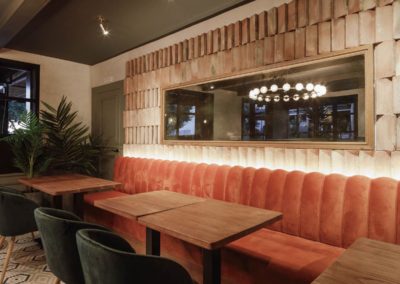 Da Luigi, une pizzeria aux ambiances multiples harmonisées par Pablo Baruc | MisterWils, furniture for free souls 6