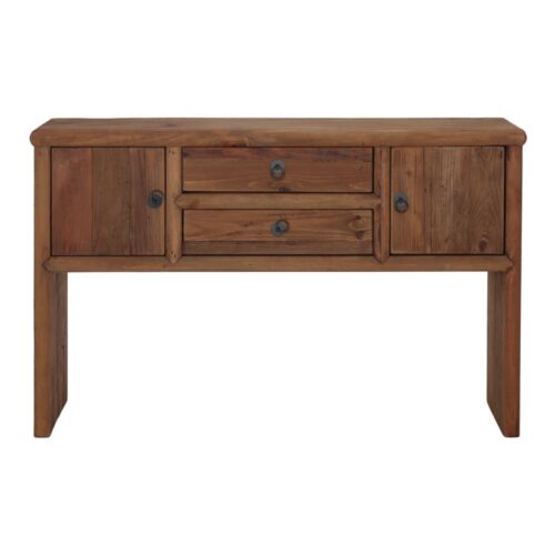 CONSOLE EN BOIS PINGO, style rustique | Trouvez-la chez MisterWils. Plus de 4000m² d'exposition.1