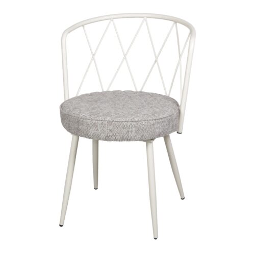 CHAISE EN MÉTAL ET EN CUIR BARELO style vintage | Trouvez-la chez MisterWils. Plus de 4000m² d'exposition. 1