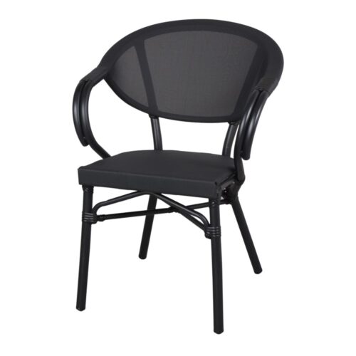 CHAISE EN ROTIN SYNTHÉTIQUE VOLDEM, style bistro | Trouvez-la chez MisterWils. Plus de 4000m² d'exposition. 1